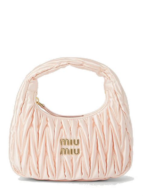 miu miu pink fluffy bag|farfetch michael miu.